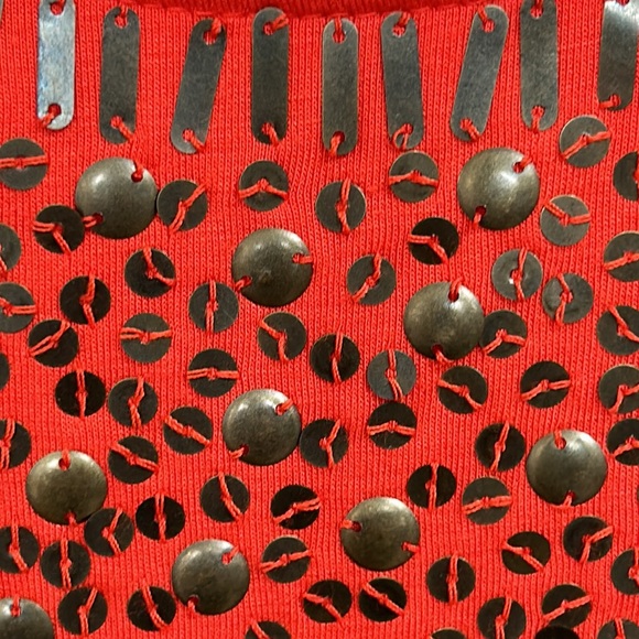 GRACE Dresses Red Spice Antique Brass Palm Beach Maxi Dress Size XL - Picture 7 of 9